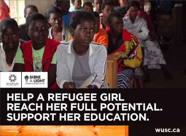 Help a refugee girl reach her full potential. Support her education.